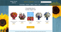 Desktop Screenshot of mainstreet-florist.com